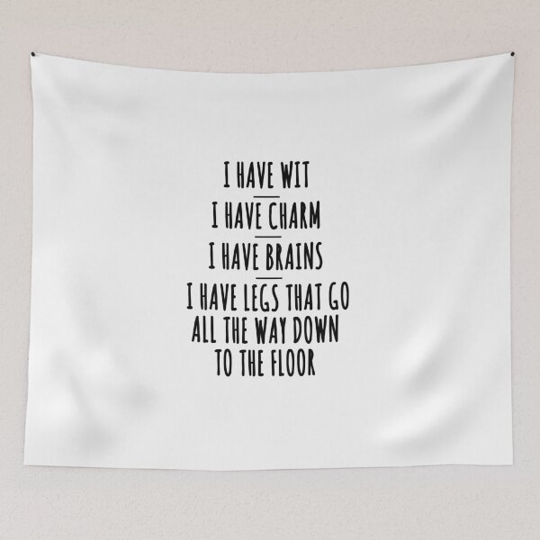 Item preview, I have wit, I have charm, I have brains designed and sold by aluap106.