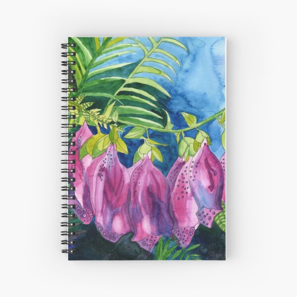 Aperçu de l'œuvre Aquarelle de digitale rose créée et vendue par Esmee van Breugel.