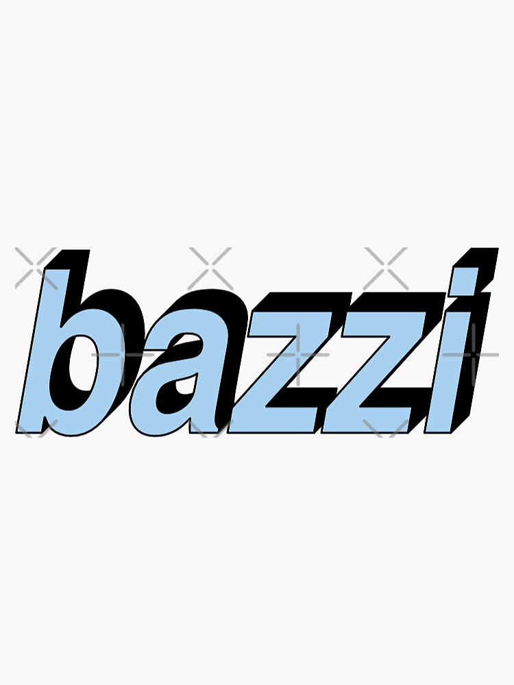 "bazzi " Sticker by danielleblack04 | Redbubble