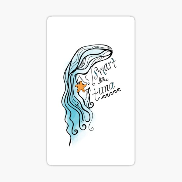 Item preview, Aquamarine Smart Like Tuna designed and sold by abroeils.