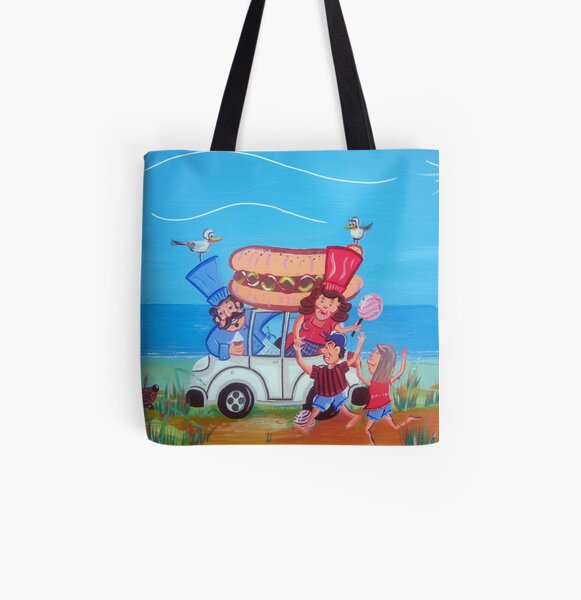 Beach All Over Print Tote Bag