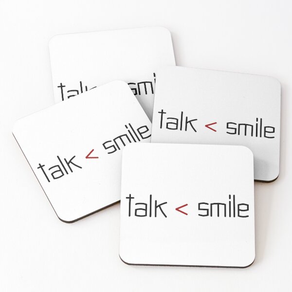 Item preview, talk < smile – white designed and sold by AlexVR.