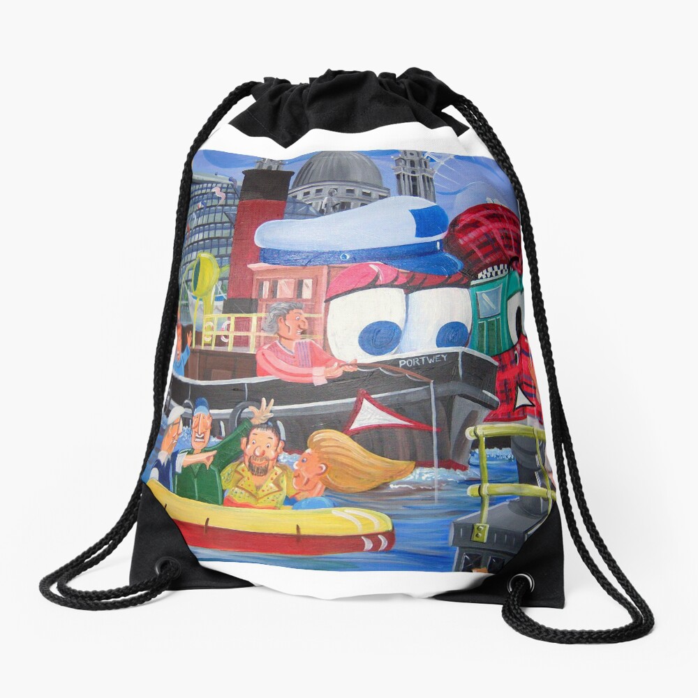Tuffy and Portwey Drawstring Bag