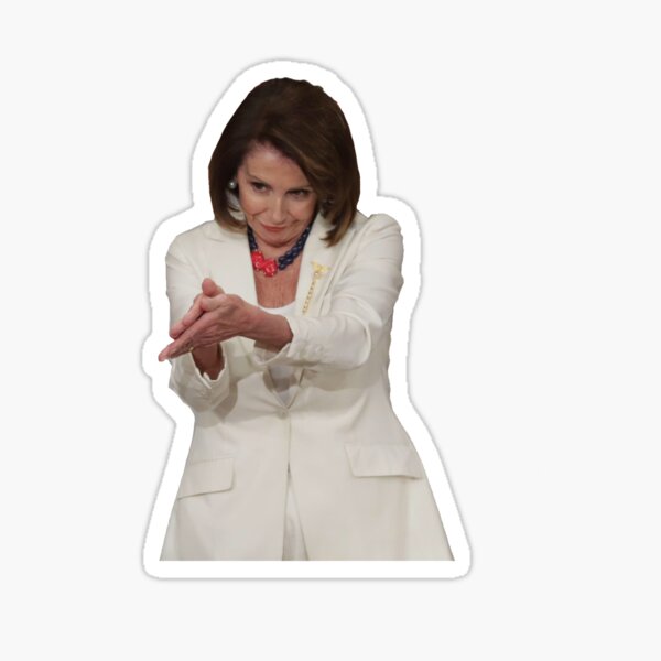 Vista previa del artículo con la obra «nancy pelosi clapback», diseñado y vendido por lukowskisar.
