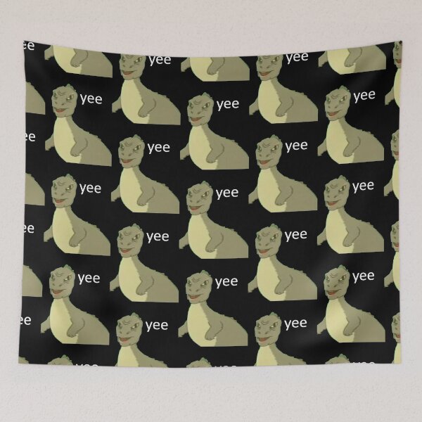 Item preview, Yee [dinosaur maym :^)] (version 1, video quality, white text) designed and sold by Squidcase.