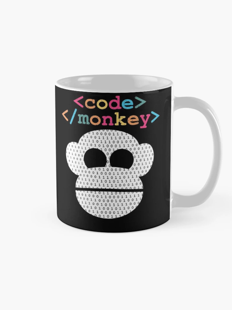 Thumbnail 3 of 6, Coffee Mug, Code Monkey Developer Data designed and sold by d247.
