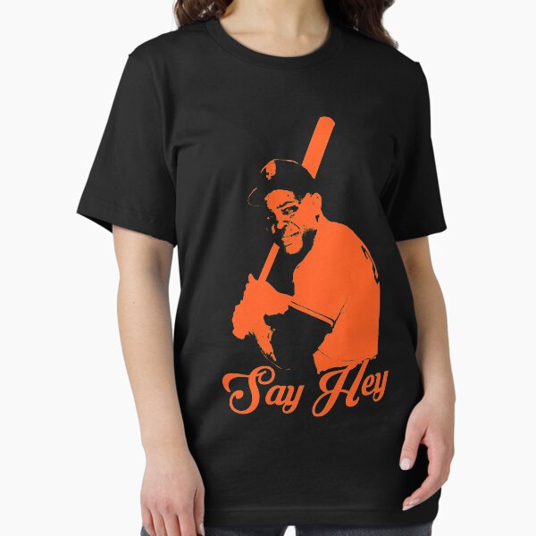 Item preview, Say Hey - Willie Mays - Orange Stencil designed and sold by threeampersands.