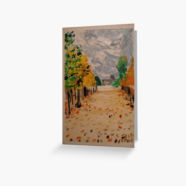 Fall in Paris Print 1 of 2 Greeting Card