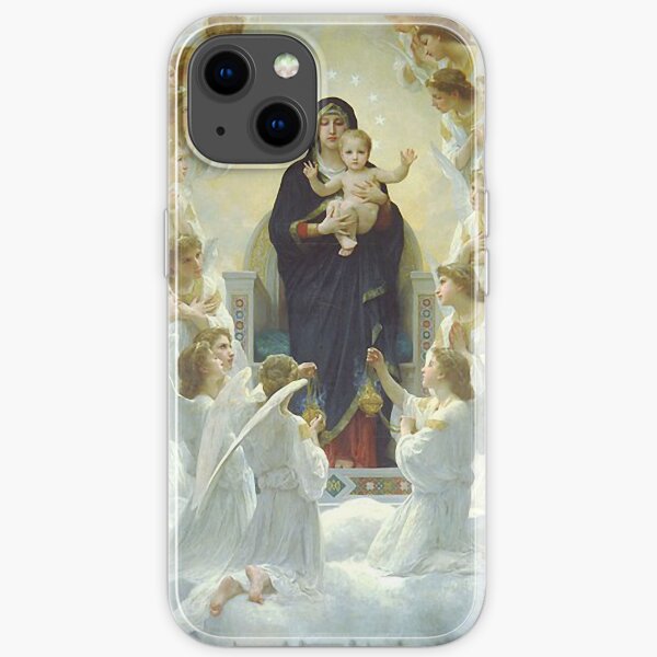 Our Lady Virgin Mary and Angels iPhone Soft Case