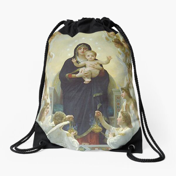 Notre Dame Vierge Marie et Anges Sac à cordon