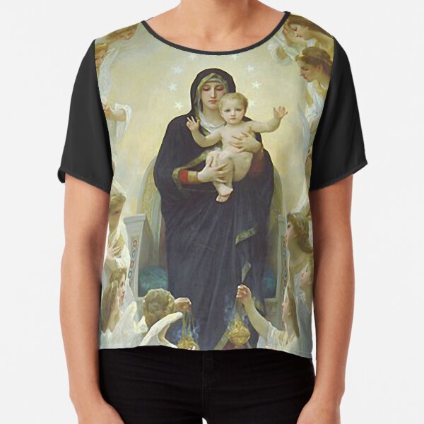 Nuestra Señora Virgen María y Ángeles Blusa