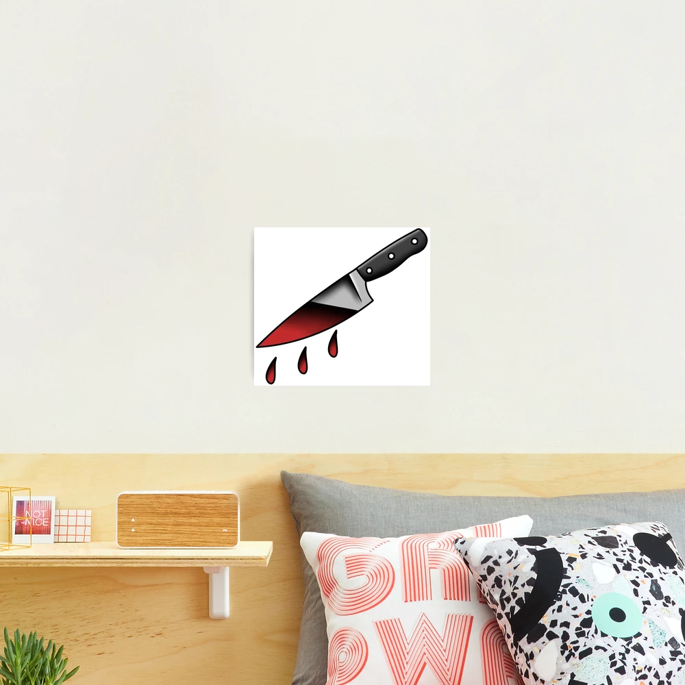 bloody knife Photographic Print for Sale by despresso