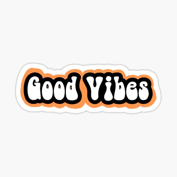 Item preview, Good Vibes Orange  designed and sold by Rae P.