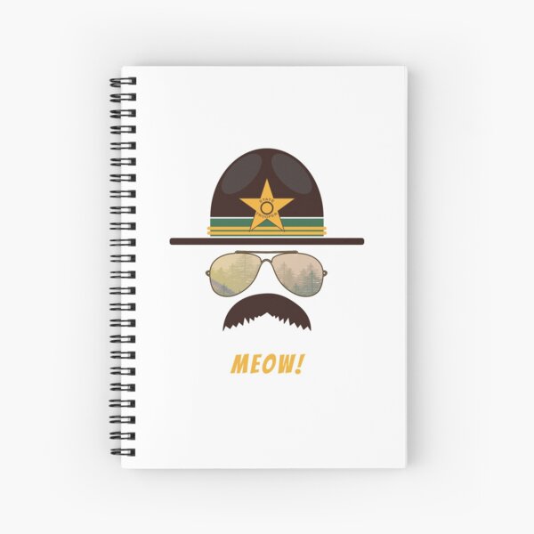Vista previa del artículo con la obra «Humor policial con bigote de policía para amantes de los gatos», diseñado y vendido por superkev1503.
