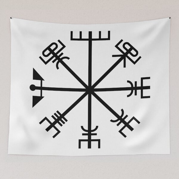 Item preview, Björk Tattoo - Vegvísir designed and sold by eg-berlin.