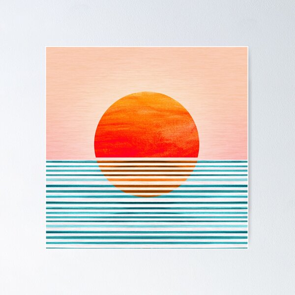 Item preview, Minimalist Sunset III designed and sold by Enchanted Adventure .