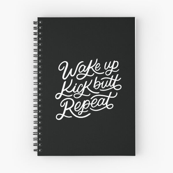 Item preview, Wake Up, Kick Butt, Repeat designed and sold by Megan Designs.