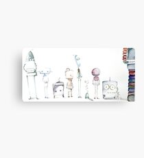 Robot Roll Call Canvas Print