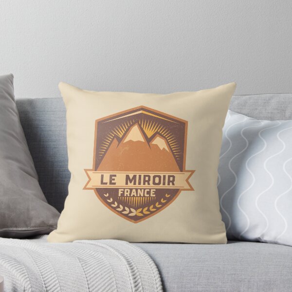 Aperçu de l'œuvre Insigne de montagne rétro France Le Miroir créée et vendue par dk80.