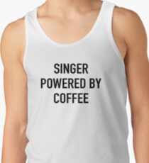 Singer Powered By Coffee Men's Tank Top