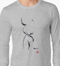 abstract model Long Sleeve T-Shirt