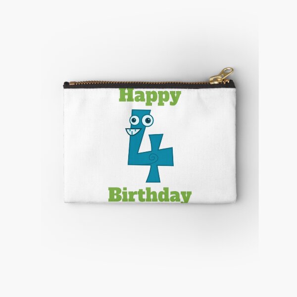 Item preview, Happy 4th Birthday, Happy fourth Birthday for boys or girls  designed and sold by marosharaf.