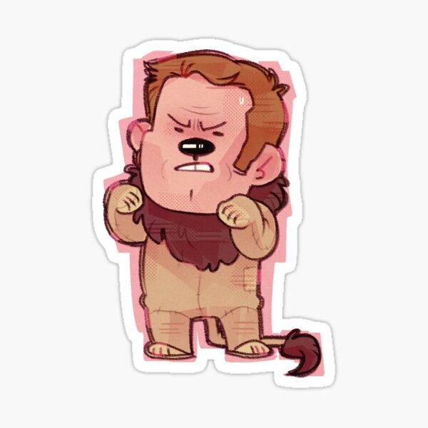 Lion Francis Crozier Sticker