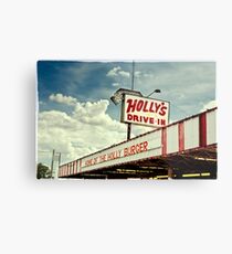 Holly's Drive-In - Post, Texas Metal Print