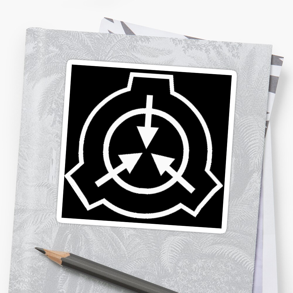 Scp Foundation Sticker By Rubysartstuffs Redbubble