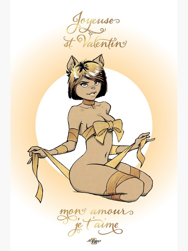 Thumbnail 2 of 2, Greeting Card, Valentine's card designed and sold by fligans.