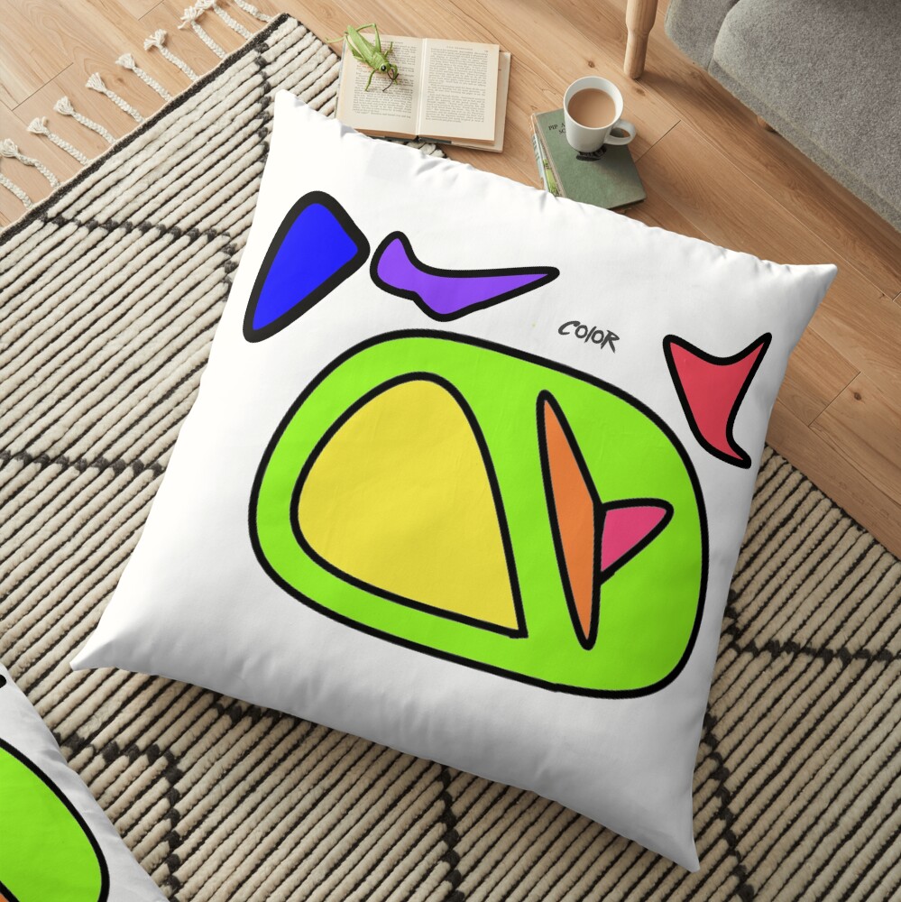 Color Floor Pillow