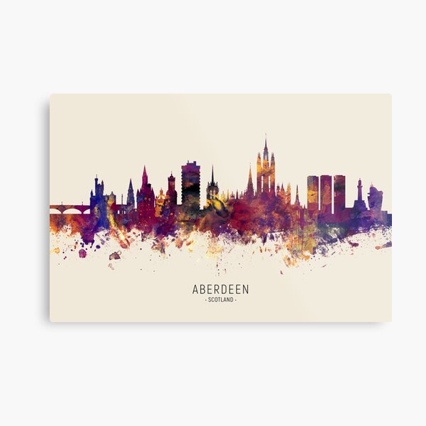 Item preview, Aberdeen Scotland Skyline designed and sold by MICHAEL TOMPSETT.