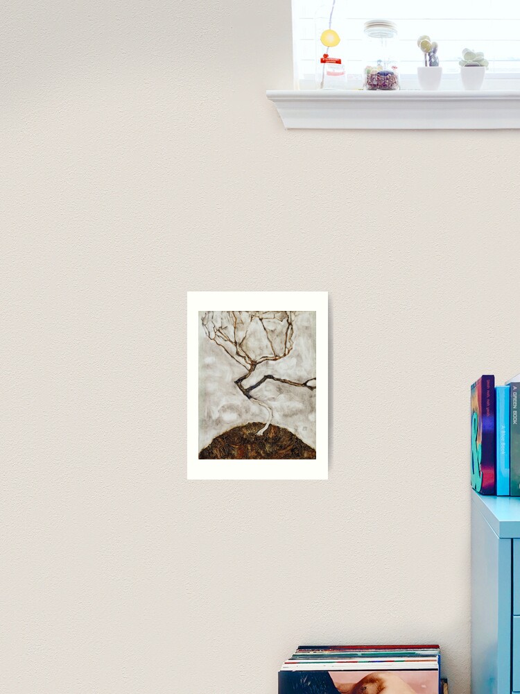Egon Schiele Small Tree In Late Autumn Art Print By