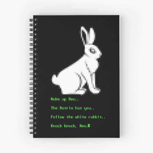 Item preview, Wake up Neo, Follow the White Rabbit designed and sold by Meta Cortex.