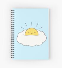 Sunshine for breakfast / Egg cloud Spiral Notebook