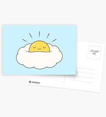 Sunshine for breakfast / Egg cloud Cartes postales