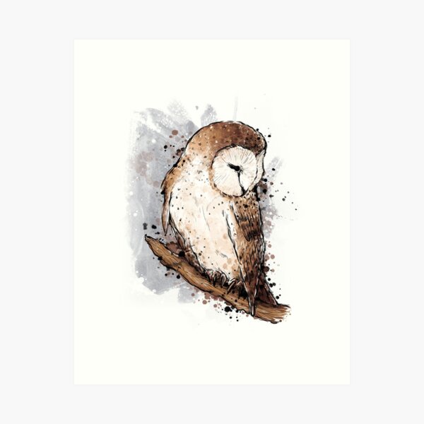 Item preview,  Barn Owl Autumn Ink designed and sold by xMorfina.