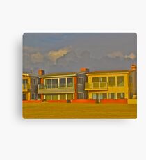 Painted Houses Canvas Print