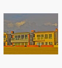 Painted Houses Photographic Print