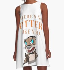 Otter - there's no otter like you A-Linien Kleid