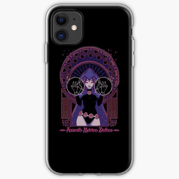 Cuervo oscuro Funda blanda para iPhone