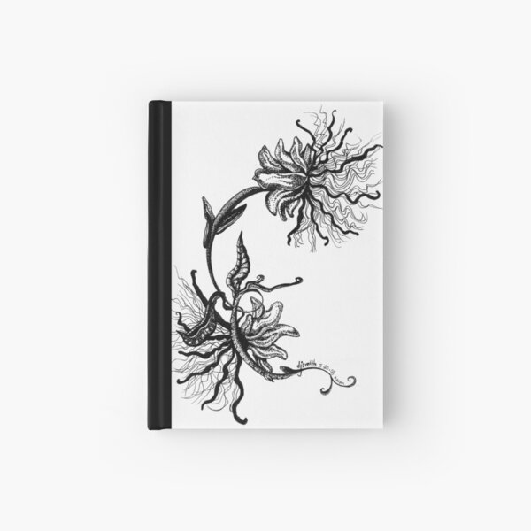 Growing, Ink Drawing Hardcover Journal