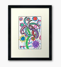 Blumenpalme Gerahmtes Wandbild