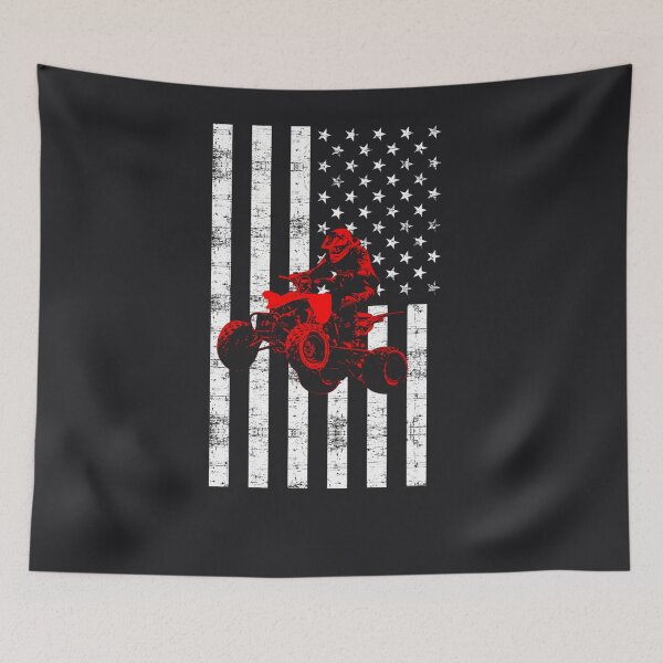 Item preview, USA Flag ATV - All Terrain Vehicle Drivers Design Gift designed and sold by melsens.