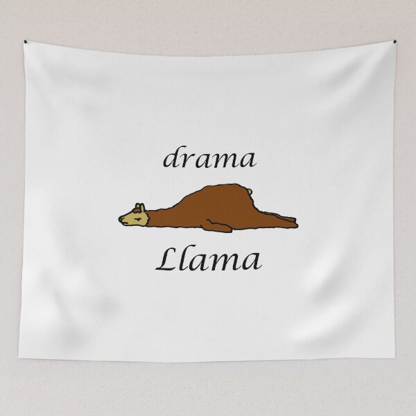 Item preview, Drama Lama kids animal funny cute pms designed and sold by SirCampalot.