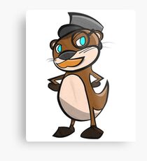 Otter Detektiv Inspektor Metallbild
