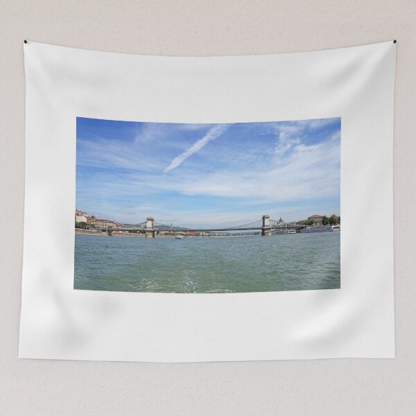 Item preview, Chain bridge on Danube river Budapest city designed and sold by goceris.