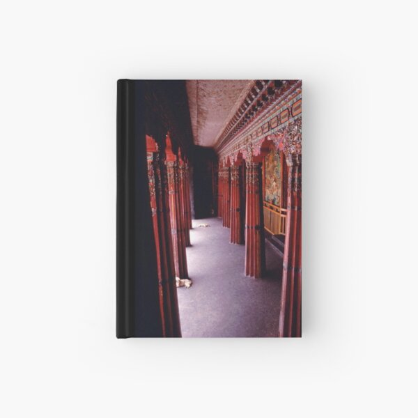 Porch of Potala with Dogs - Lhasa, Tibet Hardcover Journal