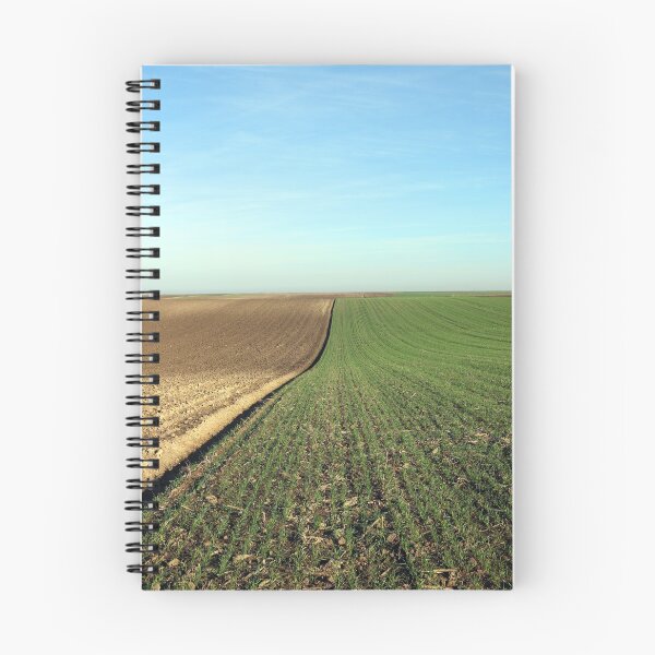 Item preview, plowed and green wheat field agriculture  designed and sold by goceris.