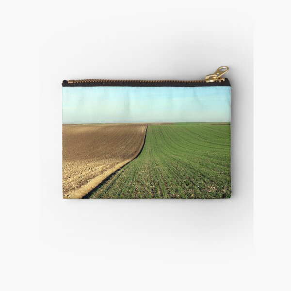Item preview, plowed and green wheat field agriculture  designed and sold by goceris.